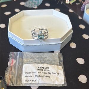 Sky Blue Topaz Ring BP
